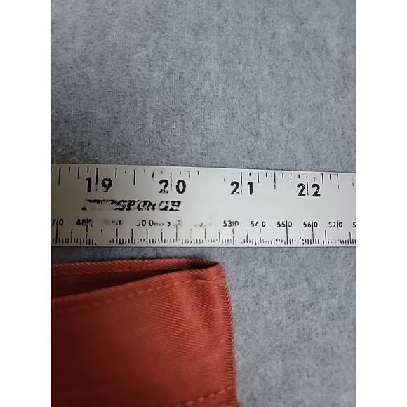 Levis Mens 501 Jeans 40x32 Straight Salmon Orange Button Fly High Rise Shrink - Picture 5 of 16